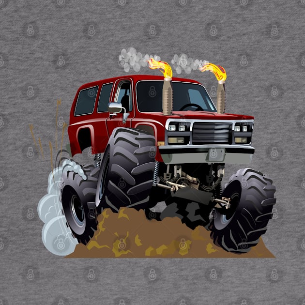 Cartoon Monster Truck by Mechanik